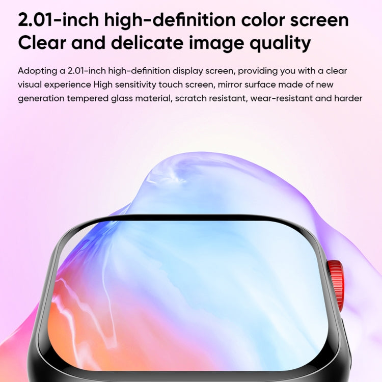 LC88 2 inch Square Screen BT Call Smart Watch, Heart Rate / Blood Pressure / Blood Oxygen / Sleep Monitoring(Silver) - Smart Wristbands by PMC TechLife | Online Shopping South Africa | PMC TechLife | Buy Now Pay Later Mobicred