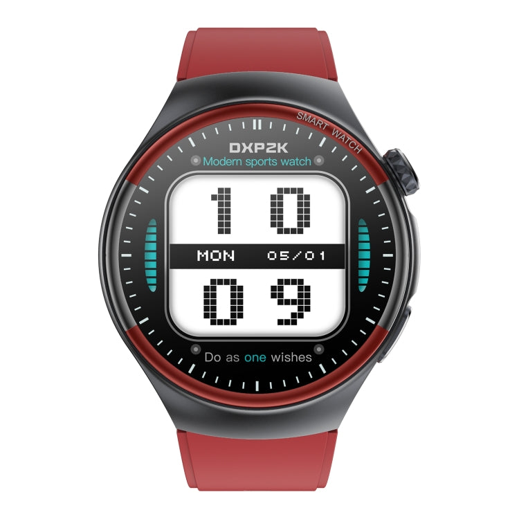 T82 1.43 inch Round Screen BT Call Smart Watch, Heart Rate / Blood Pressure / Blood Oxygen / Sleep / Blood Sugar / HRV / Metope / SOS, Strap:Silicone Red - Smart Wristbands by PMC TechLife | Online Shopping South Africa | PMC TechLife | Buy Now Pay Later Mobicred
