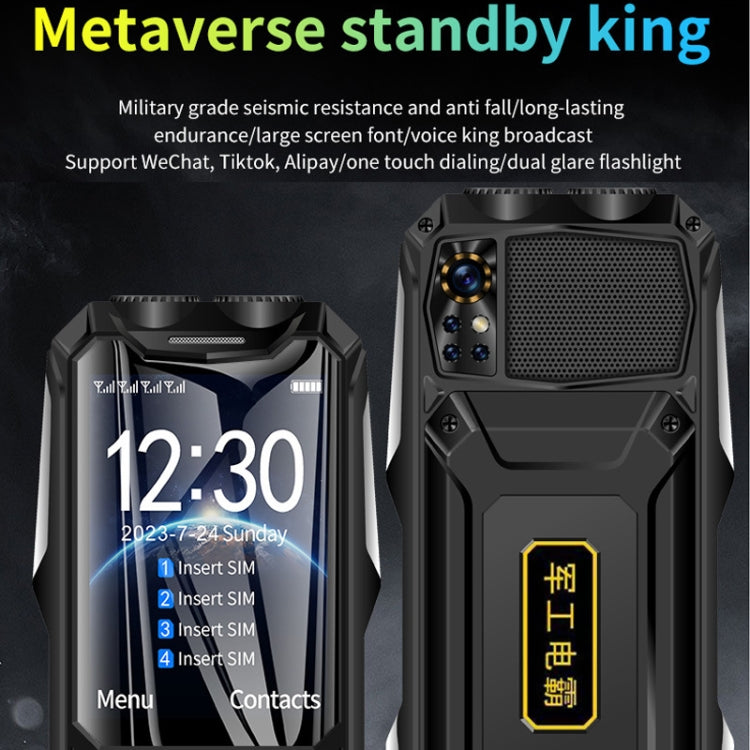 Q9-1 4G Elder Keypad Rugged Phone, 3.5 inch, 4500mAh, 21 Keys, SOS, FM, Network: 4G, Dual SIM(Green) - free shipping - PMC Jewellery - Order now!