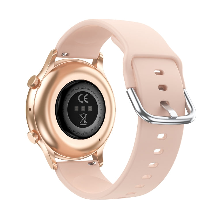 CY19 1.32 inch AMOLED Screen Silicone Strap Smart Watch, Blood Oxygen/Blood Pressure/Heart Rate(Pink) - Smart Watches by PMC TechLife | Online Shopping South Africa | PMC TechLife | Buy Now Pay Later Mobicred