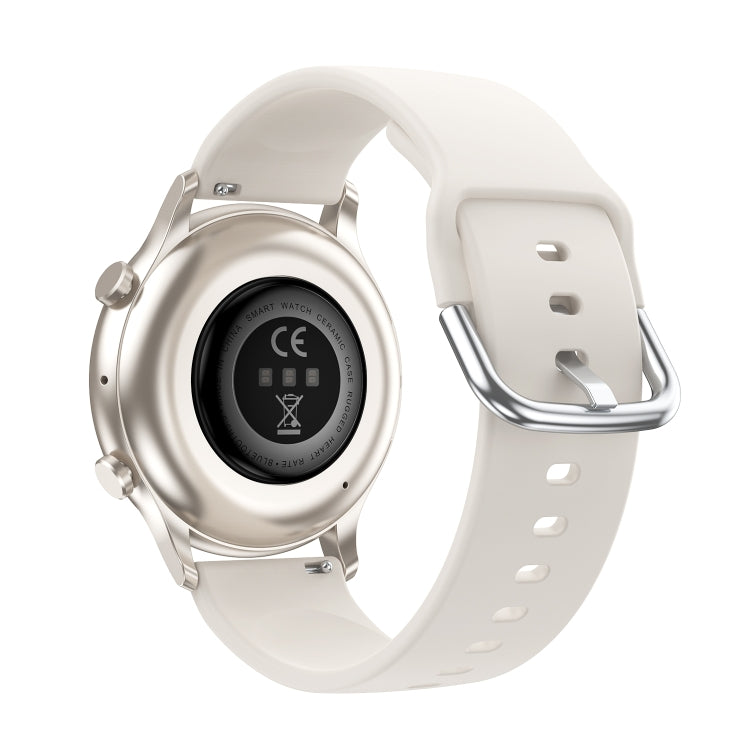 CY19 1.32 inch AMOLED Screen Silicone Strap Smart Watch, Blood Oxygen/Blood Pressure/Heart Rate(Starlight) - Smart Watches by PMC TechLife | Online Shopping South Africa | PMC TechLife | Buy Now Pay Later Mobicred