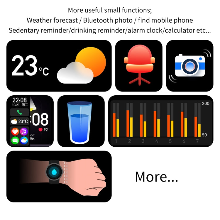 CY19 1.32 inch AMOLED Screen Silicone Strap Smart Watch, Blood Oxygen/Blood Pressure/Heart Rate(Pink) - Smart Watches by PMC TechLife | Online Shopping South Africa | PMC TechLife | Buy Now Pay Later Mobicred