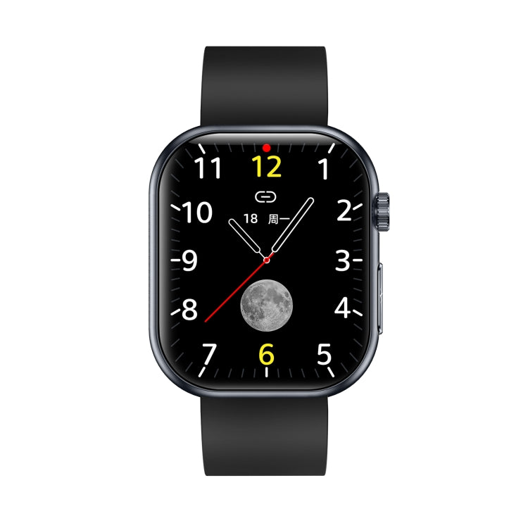ET587 1.95 inch AMOLED Screen Smart Watch, ECG Electrocardiogram/Blood Sugar Monitoring(Black) - Smart Watches by PMC TechLife | Online Shopping South Africa | PMC TechLife | Buy Now Pay Later Mobicred