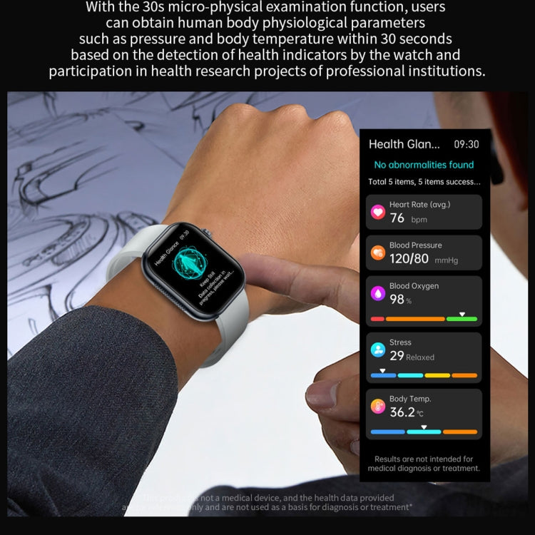 ET587 1.95 inch AMOLED Screen Smart Watch, ECG Electrocardiogram/Blood Sugar Monitoring(Black) - Smart Watches by PMC TechLife | Online Shopping South Africa | PMC TechLife | Buy Now Pay Later Mobicred