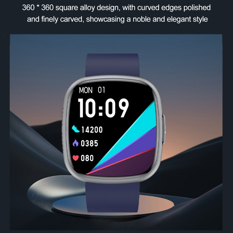 ET593 1.75 inch IPS Square Screen Smart Watch, ECG Electrocardiogram / Blood Sugar Monitoring(Grey) - Smart Watches by PMC TechLife | Online Shopping South Africa | PMC TechLife | Buy Now Pay Later Mobicred