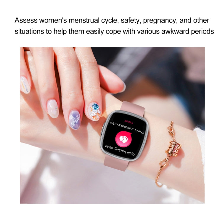 ET593 1.75 inch IPS Square Screen Smart Watch, ECG Electrocardiogram / Blood Sugar Monitoring(Red) - Smart Watches by PMC TechLife | Online Shopping South Africa | PMC TechLife | Buy Now Pay Later Mobicred