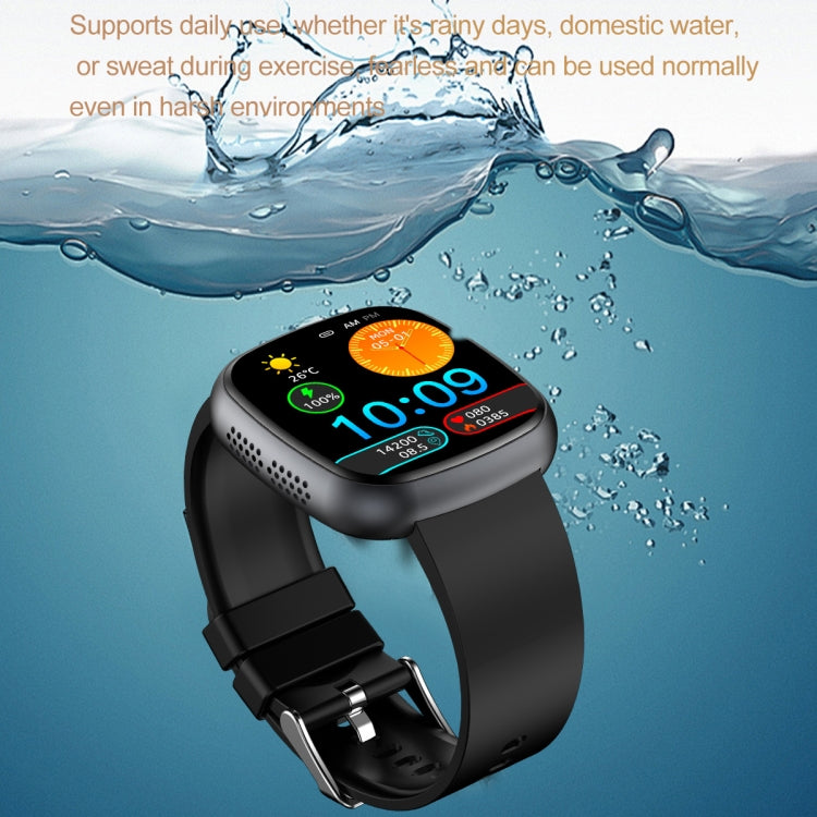 ET593 1.75 inch IPS Square Screen Smart Watch, ECG Electrocardiogram / Blood Sugar Monitoring(Blue) - Smart Watches by PMC TechLife | Online Shopping South Africa | PMC TechLife | Buy Now Pay Later Mobicred