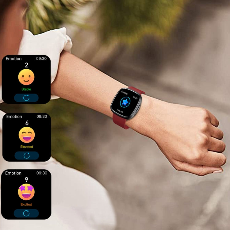 ET593 1.75 inch IPS Square Screen Smart Watch, ECG Electrocardiogram / Blood Sugar Monitoring(Red) - Smart Watches by PMC TechLife | Online Shopping South Africa | PMC TechLife | Buy Now Pay Later Mobicred