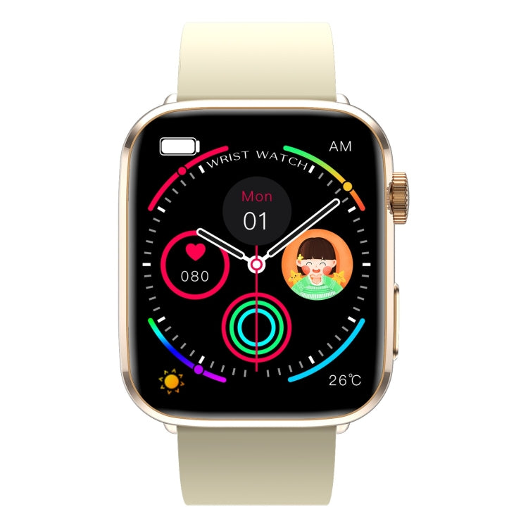 T92 1.81 inch IPS Square Screen Smart Watch, Heart Rate / Blood Oxygen / Blood Pressure(Yellow) - Smart Watches by PMC TechLife | Online Shopping South Africa | PMC TechLife | Buy Now Pay Later Mobicred