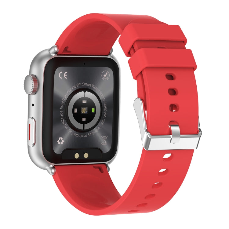 T92 1.81 inch IPS Square Screen Smart Watch, Heart Rate / Blood Oxygen / Blood Pressure(Red) - Smart Watches by PMC TechLife | Online Shopping South Africa | PMC TechLife | Buy Now Pay Later Mobicred