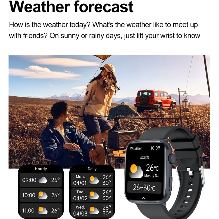 T92 1.81 inch IPS Square Screen Smart Watch, Heart Rate / Blood Oxygen / Blood Pressure(Pink) - Smart Watches by PMC TechLife | Online Shopping South Africa | PMC TechLife | Buy Now Pay Later Mobicred