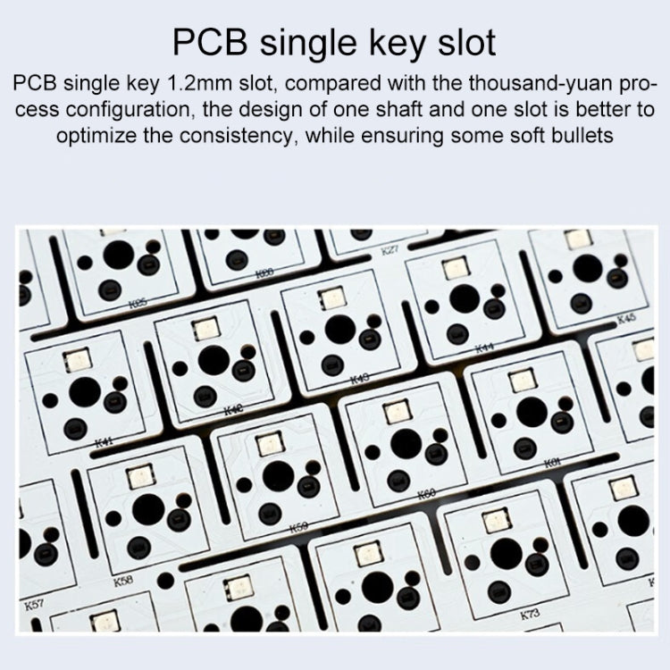 AULA F87 87 Keys Wired/2.4G/Bluetooth Three Model Customized RGB Mechanical Keyboard(Thunder Black) - free shipping - PMC TechLife - Order now!