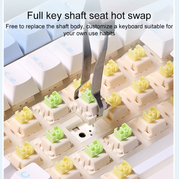 AULA F99 99 Keys Wired/2.4G/Bluetooth Three Model Customized RGB Mechanical Keyboard(Dark Night Kingdom) - free shipping - PMC TechLife - Order now!