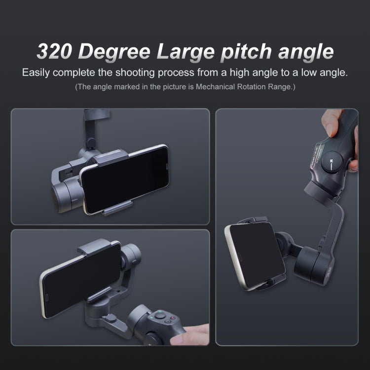 FUNSNAP Capture 2s Smart 3-Axis Handheld Gimbal Phone Live Stabilizer, Basic Version(Black) - free shipping - PMC TechLife - Order now!