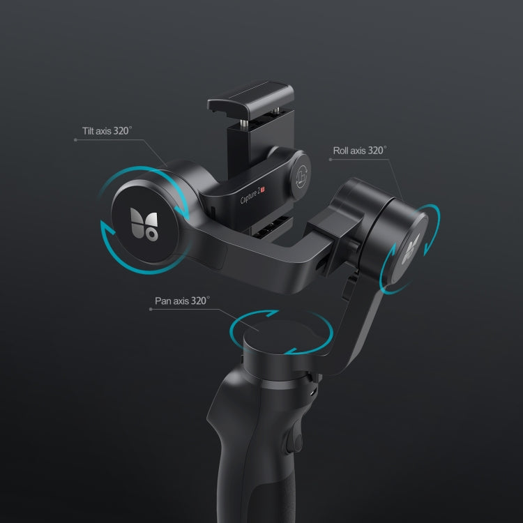 FUNSNAP Capture 2s Smart 3-Axis Handheld Gimbal Phone Live Stabilizer, Combo Version(Black) - free shipping - PMC TechLife - Order now!