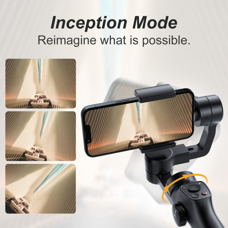 FUNSNAP Capture 2s Smart 3-Axis Handheld Gimbal Phone Live Stabilizer, Combo Version(Black) - free shipping - PMC TechLife - Order now!
