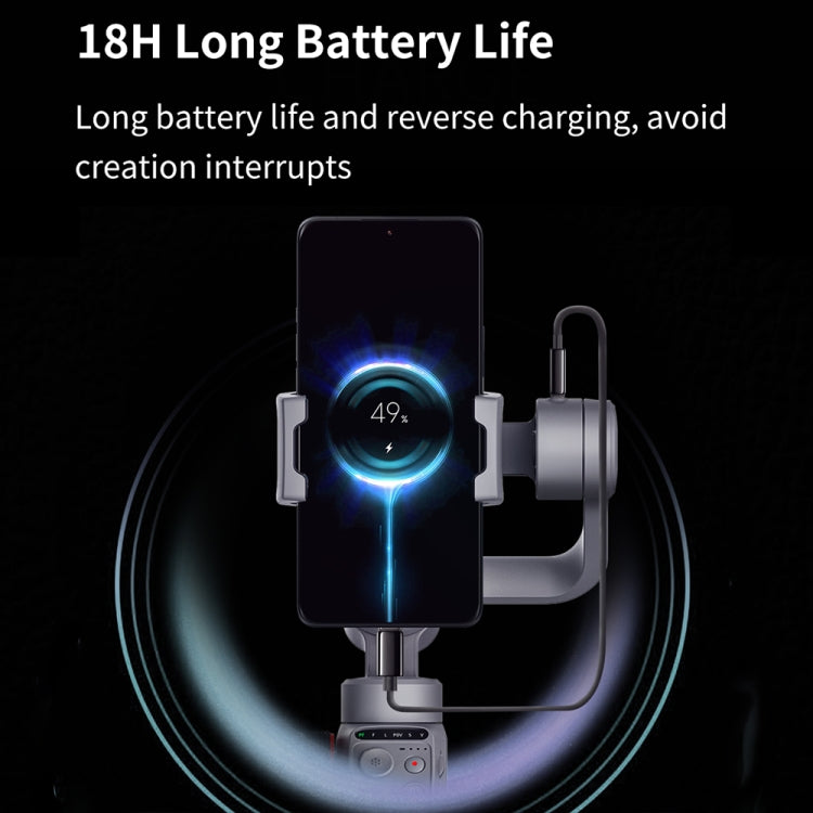 FUNSNAP Capture 5 Professional 3-Axis Handheld Gimbal Phone Live Stabilizer, Basic Version(Grey) - free shipping - PMC TechLife - Order now!