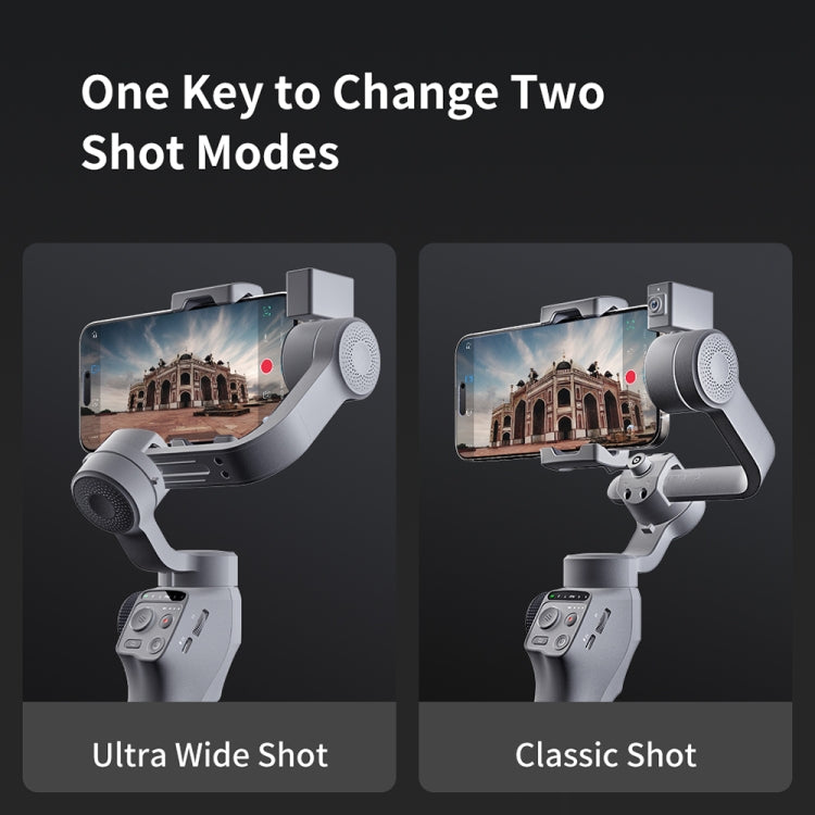 FUNSNAP Capture 5 Professional 3-Axis Handheld Gimbal Phone Live Stabilizer, Combo Version(Grey) - free shipping - PMC TechLife - Order now!