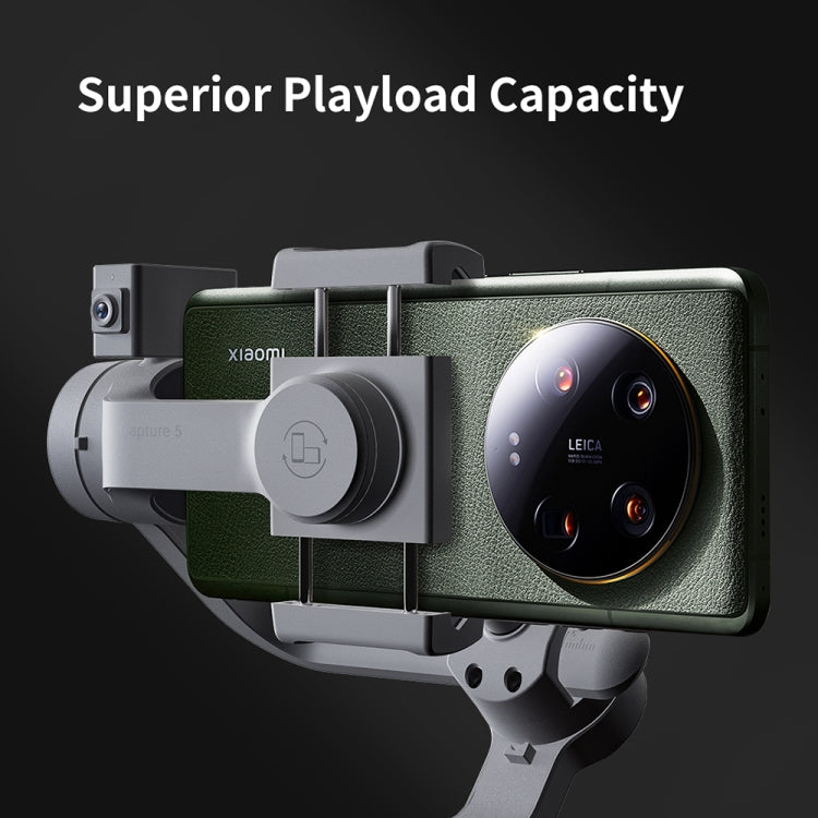 FUNSNAP Capture 5 Professional 3-Axis Handheld Gimbal Phone Live Stabilizer, Combo Version(Grey) - free shipping - PMC TechLife - Order now!