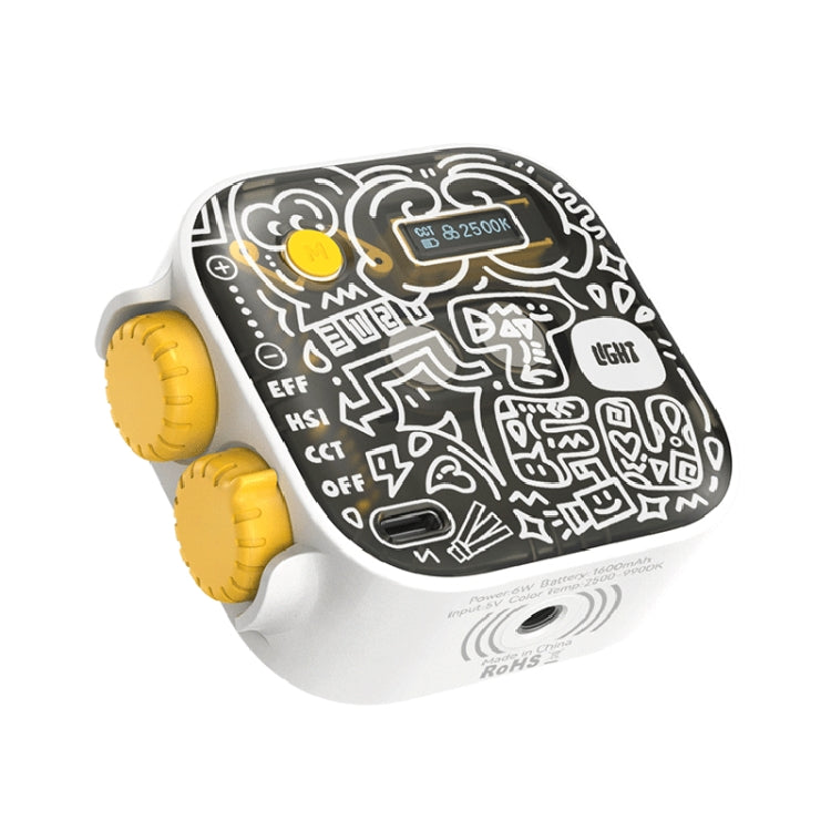 FUNSNAP Pocket Full Color RGB Video Shot Fill Light(White) - Selfie Light by FUNSNAP | Online Shopping South Africa | PMC TechLife | Buy Now Pay Later Mobicred