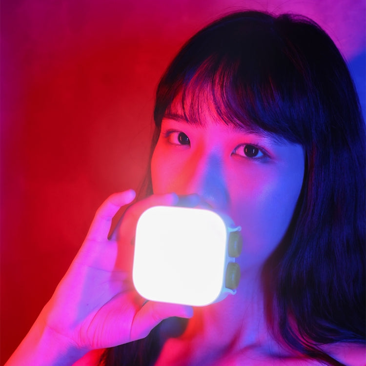 FUNSNAP Pocket Full Color RGB Video Shot Fill Light(White) - Selfie Light by FUNSNAP | Online Shopping South Africa | PMC TechLife | Buy Now Pay Later Mobicred