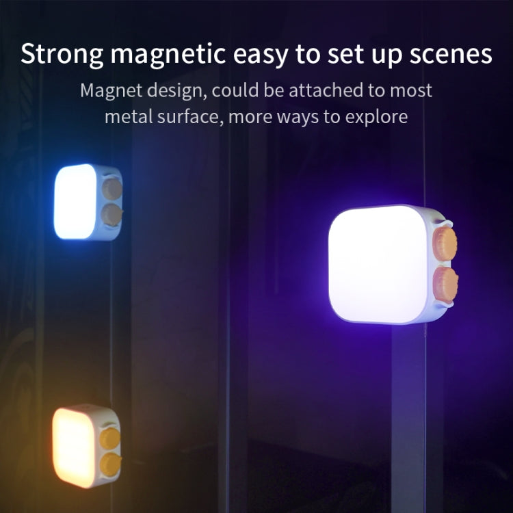 FUNSNAP Pocket Full Color RGB Video Shot Fill Light(White) - Selfie Light by FUNSNAP | Online Shopping South Africa | PMC TechLife | Buy Now Pay Later Mobicred