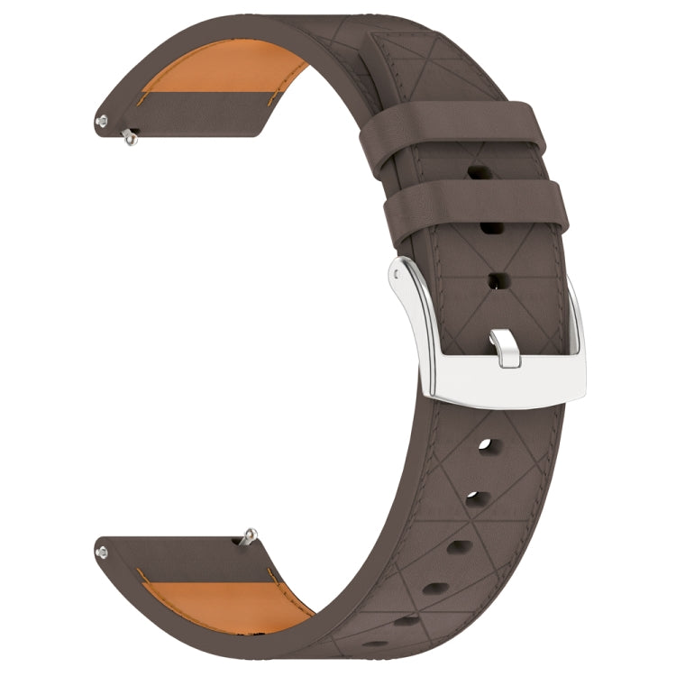 For Huawei Watch GT 5 / GT 5 Pro 46mm Square 22mm Leather Watch Band(Coffee) - free shipping - PMc TechLife - Order now!