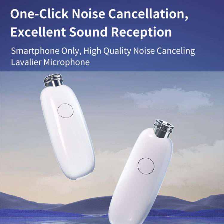 FUNSNAP M2 1 TX + 2 RX Digital Noise Reduction Wireless Microphone Mic Tok, Version:Type-C(White) - Microphone by FUNSNAP | Online Shopping South Africa | PMC TechLife | Buy Now Pay Later Mobicred