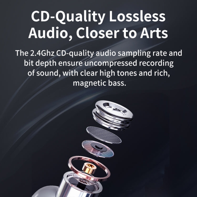 FUNSNAP M2 1 TX + 2 RX Digital Noise Reduction Wireless Microphone Mic Tok, Version:Type-C(White) - Microphone by FUNSNAP | Online Shopping South Africa | PMC TechLife | Buy Now Pay Later Mobicred