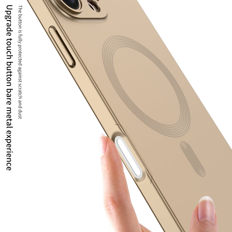 For iPhone 16 Pro Max GKK MagSafe Full Coverage Phone Case(Gold) - free shipping - PMC Jewellery - Order now!