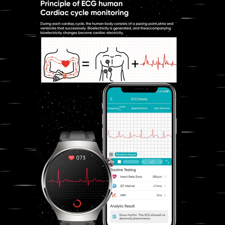 MT200 1.43 inch AMOLED IP67 Steel Band Smart Call Watch, Support ECG(Black) - Smart Watches by PMC TechLife | Online Shopping South Africa | PMC TechLife | Buy Now Pay Later Mobicred