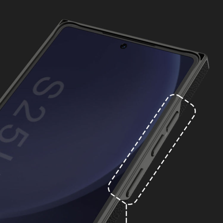For Samsung Galaxy S25 Ultra 5G GKK Skin-feeling Leather Curved Phone Case(Titanium Gray) - free shipping - PMC Jewellery - Order now!