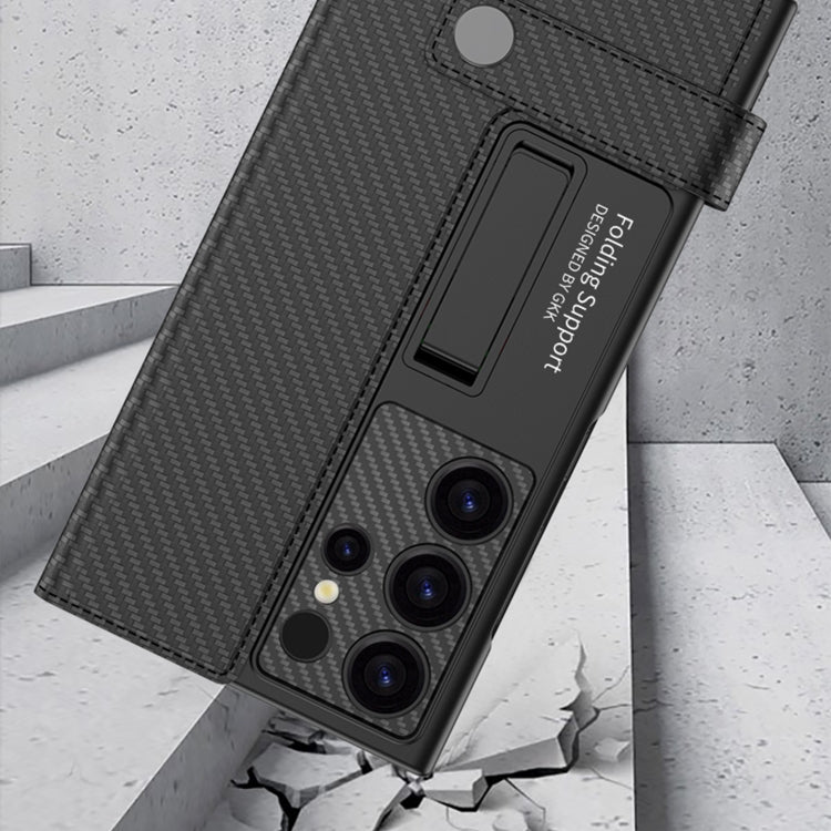 For Samsung Galaxy S25 Ultra 5G GKK Flip Wallet Leather Phone Case, Without Pen(Green) - Galaxy S25 Ultra 5G Cases by GKK | Online Shopping South Africa | PMC Jewellery | Buy Now Pay Later Mobicred