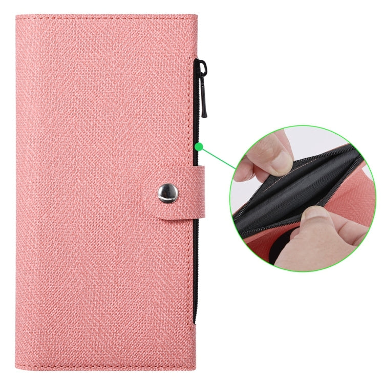 For iPhone 16 Pro Max ViLi GBS-C Series MagSafe Magnetic RFID Leather Flip Phone Case(Pink) - free shipping - PMC Jewellery - Order now!
