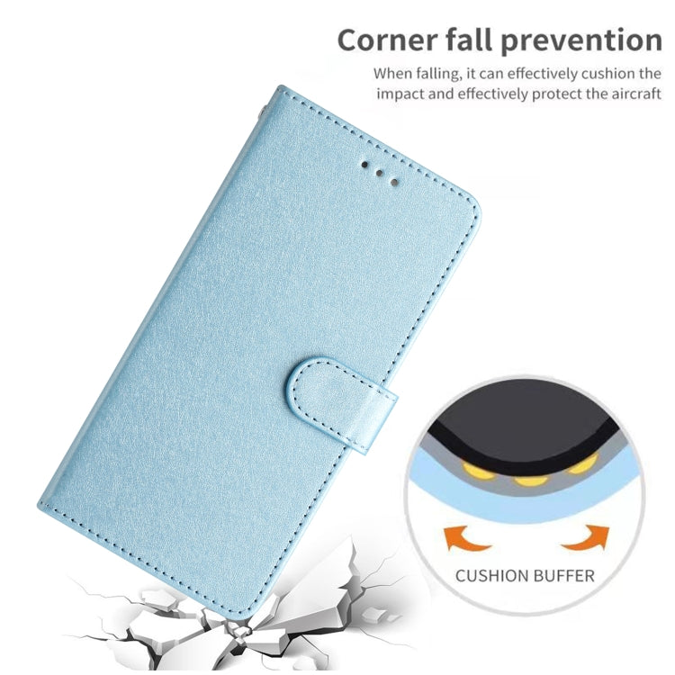 For Samsung Galaxy S25+ 5G Silk Texture Horizontal Flip Leather Phone Case(Light Blue) - Galaxy S25+ 5G Cases by PMC Jewellery | Online Shopping South Africa | PMC Jewellery | Buy Now Pay Later Mobicred