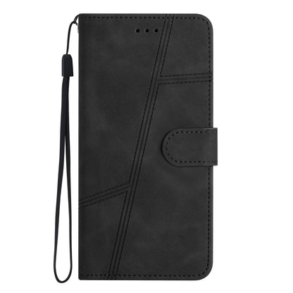 For Samsung Galaxy S25 5G Skin-feel Stitching Leather Phone Case(Black) - Galaxy S25 5G Cases by PMC Jewellery | Online Shopping South Africa | PMC Jewellery | Buy Now Pay Later Mobicred