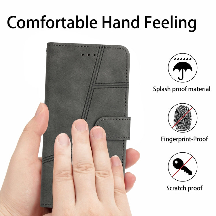 For Samsung Galaxy S25 Ultra 5G Skin-feel Stitching Leather Phone Case(Grey) - Galaxy S25 Ultra 5G Cases by PMC Jewellery | Online Shopping South Africa | PMC Jewellery | Buy Now Pay Later Mobicred