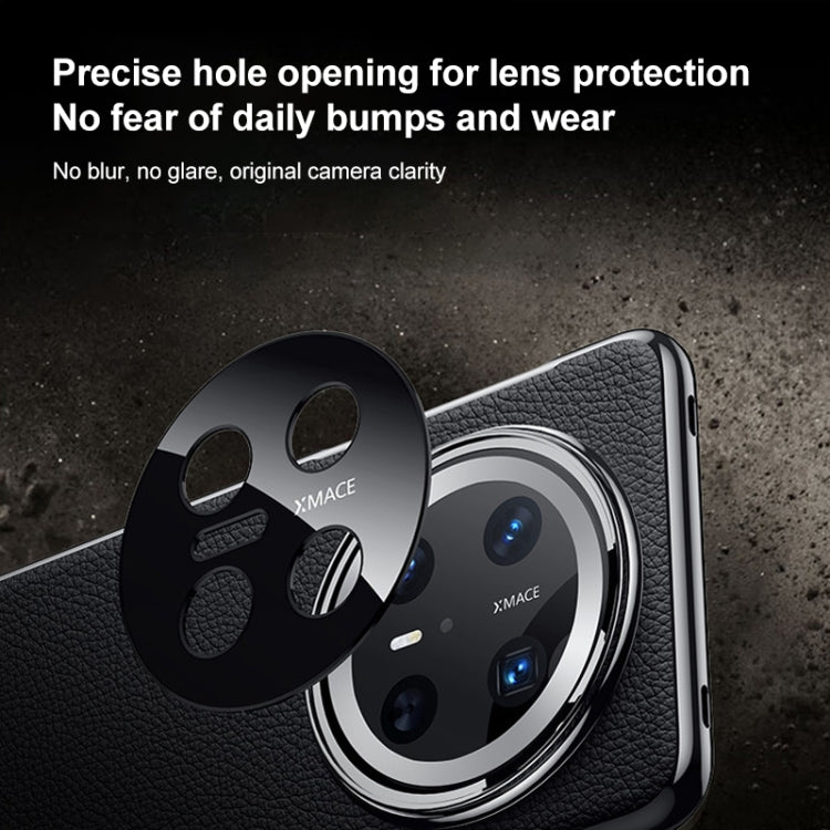 For Huawei Mate 70 Pro / 70 Pro+ Genuine Leather PC Phone Case(Black) - Huawei Cases by PMC TechLife | Online Shopping South Africa | PMC TechLife | Buy Now Pay Later Mobicred