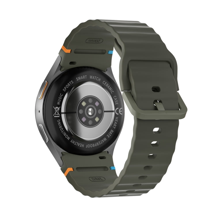 HD Watch7 mini 1.3 inch AMOLED Screen Smart Watch Supports Heart Rate Monitoring/Blood Oxygen Monitoring(Green) - Smart Watches by PMC TechLife | Online Shopping South Africa | PMC TechLife | Buy Now Pay Later Mobicred