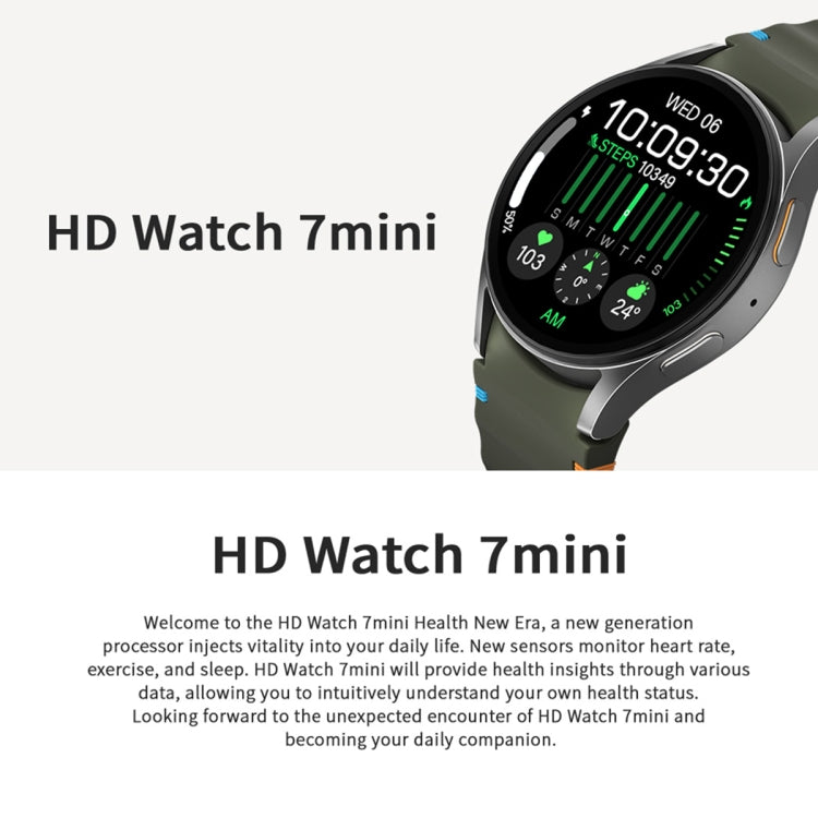 HD Watch7 mini 1.3 inch AMOLED Screen Smart Watch(Black) - free shipping - PMC TechLife - Order now!