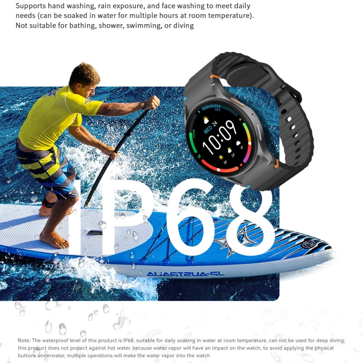 HD Watch7 mini 1.3 inch AMOLED Screen Smart Watch Supports Heart Rate Monitoring/Blood Oxygen Monitoring(Silver) - Smart Watches by PMC TechLife | Online Shopping South Africa | PMC TechLife | Buy Now Pay Later Mobicred