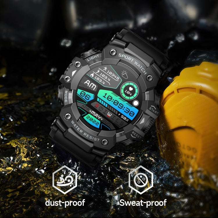 LC21 1.32 inch TFT Round Screen Sports Smart Watch Supports Blood Oxygen Monitoring/Call Reminder(Black) - Smart Watches by PMC TechLife | Online Shopping South Africa | PMC TechLife | Buy Now Pay Later Mobicred