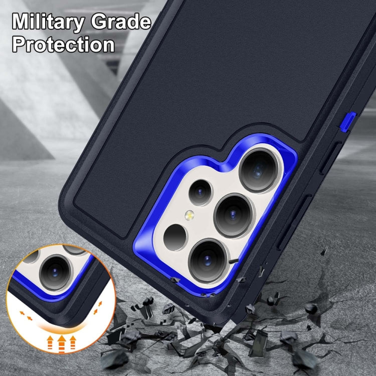 For Samsung Galaxy S25 Ultra 5G Life Waterproof Rugged Phone Case(Dark Blue + Royal Blue) - Galaxy S25 Ultra 5G Cases by PMC TechLife | Online Shopping South Africa | PMC TechLife | Buy Now Pay Later Mobicred
