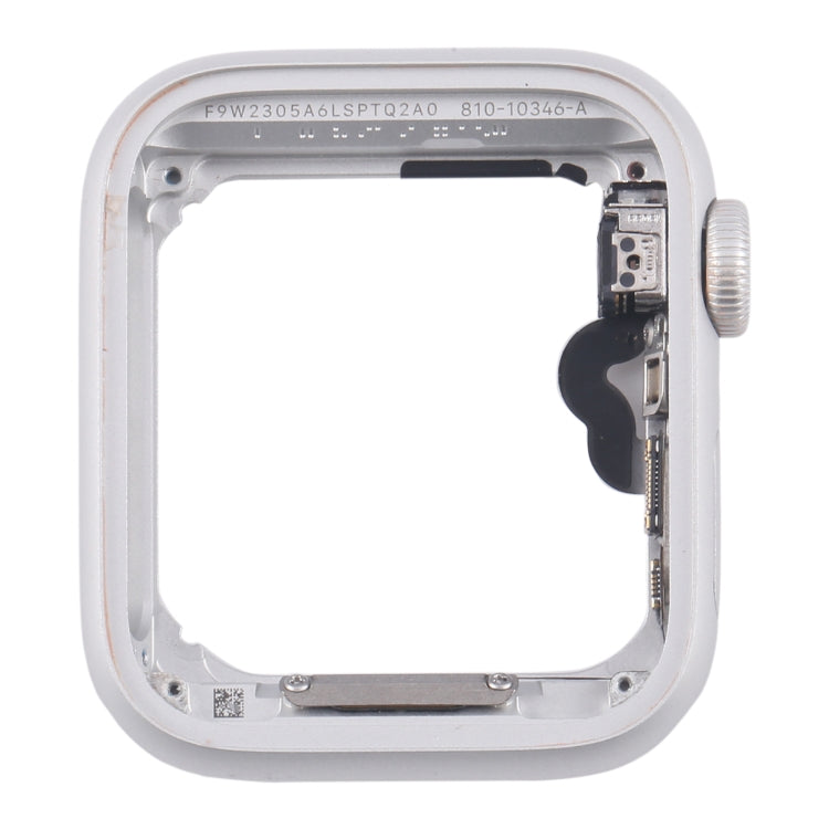 For Apple Watch Series 5 40MM LTE Aluminium Alloy Middle Frame Bezel Plate with Crown Spin Axis Flex Cable(Silver) - Middle Frame by PMC TechLife | Online Shopping South Africa | PMC TechLife | Buy Now Pay Later Mobicred