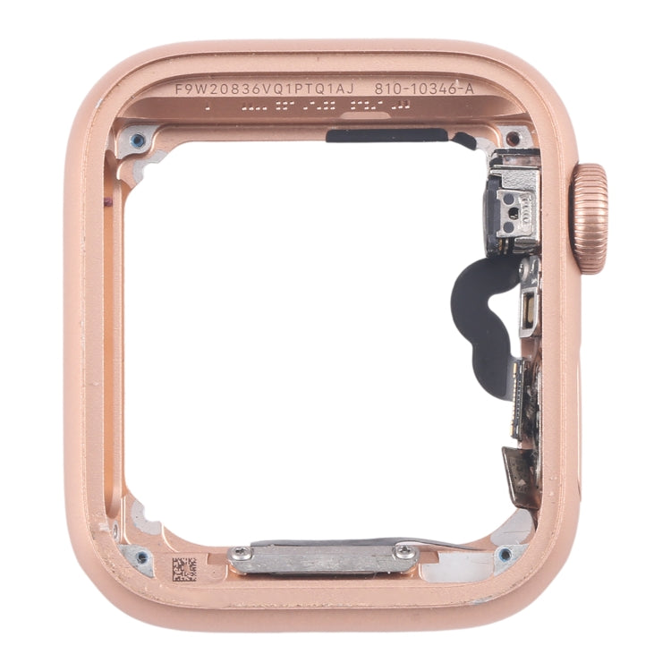 For Apple Watch SE 2020 40MM GPS Aluminium Alloy Middle Frame Bezel Plate with Crown Spin Axis Flex Cable(Gold) - free shipping - PMC TechLife - Order now!