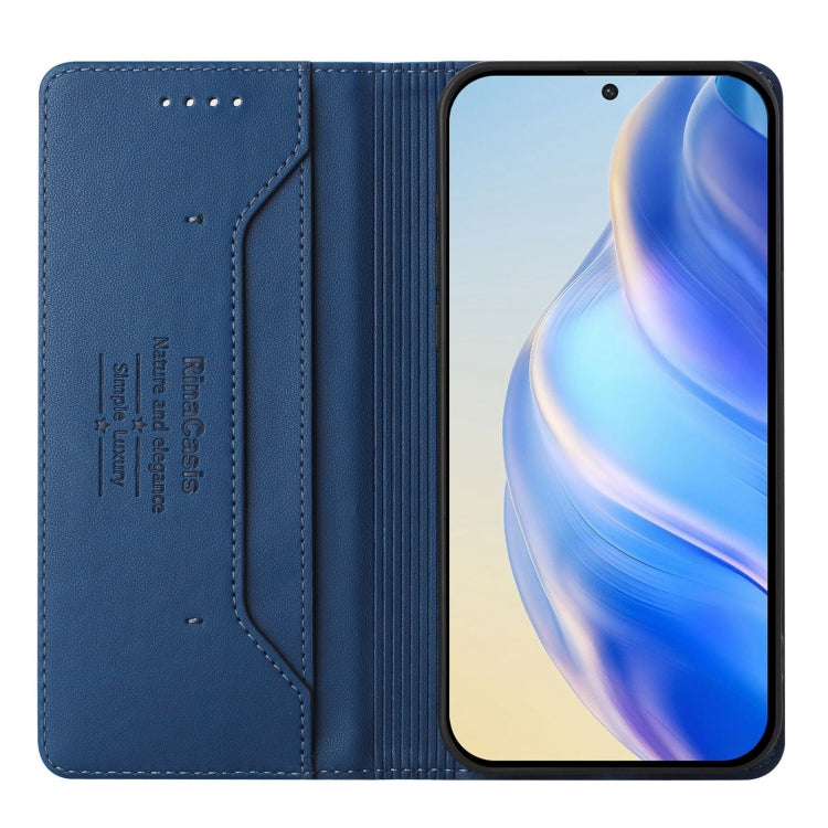 For Samsung Galaxy S24+ / S25+ 5G RC01 Dual-Folded Magnetic Suction RFID Leather Phone Case(Dark Blue) - Galaxy S25+ 5G Cases by PMC Jewellery | Online Shopping South Africa | PMC Jewellery | Buy Now Pay Later Mobicred