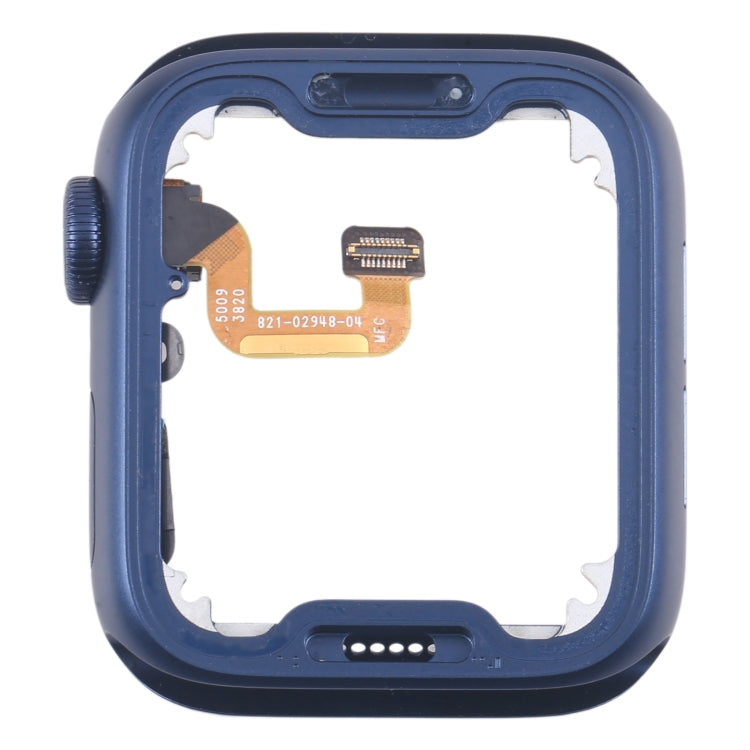 For Apple Watch Series 6 40MM LTE Aluminium Alloy Middle Frame Bezel Plate with Crown Spin Axis Flex Cable(Blue) - Middle Frame by PMC TechLife | Online Shopping South Africa | PMC TechLife | Buy Now Pay Later Mobicred