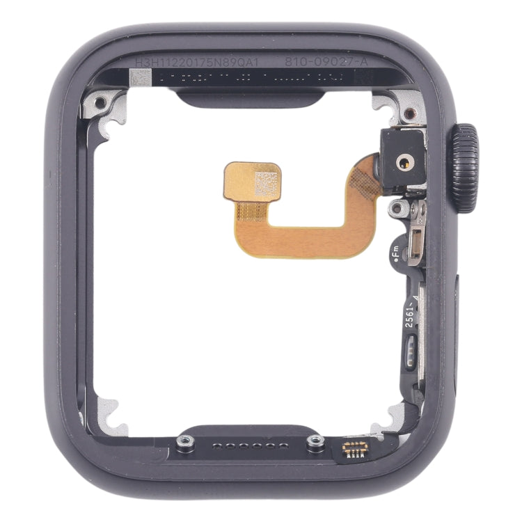 For Apple Watch Series 6 40MM GPS Aluminium Alloy Middle Frame Bezel Plate with Crown Spin Axis Flex Cable(Grey) - Middle Frame by PMC TechLife | Online Shopping South Africa | PMC TechLife | Buy Now Pay Later Mobicred