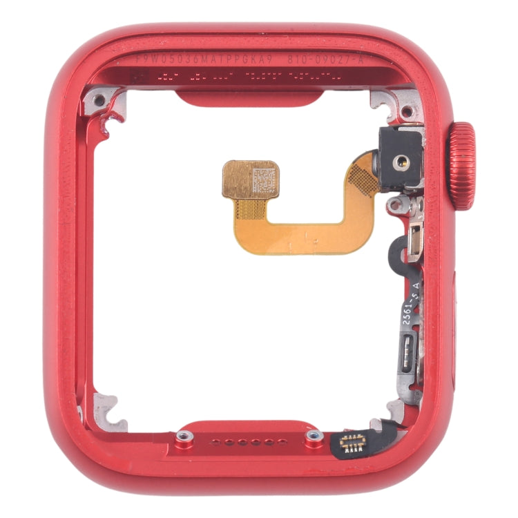 For Apple Watch Series 6 40MM GPS Aluminium Alloy Middle Frame Bezel Plate with Crown Spin Axis Flex Cable(Red) - Middle Frame by PMC TechLife | Online Shopping South Africa | PMC TechLife | Buy Now Pay Later Mobicred