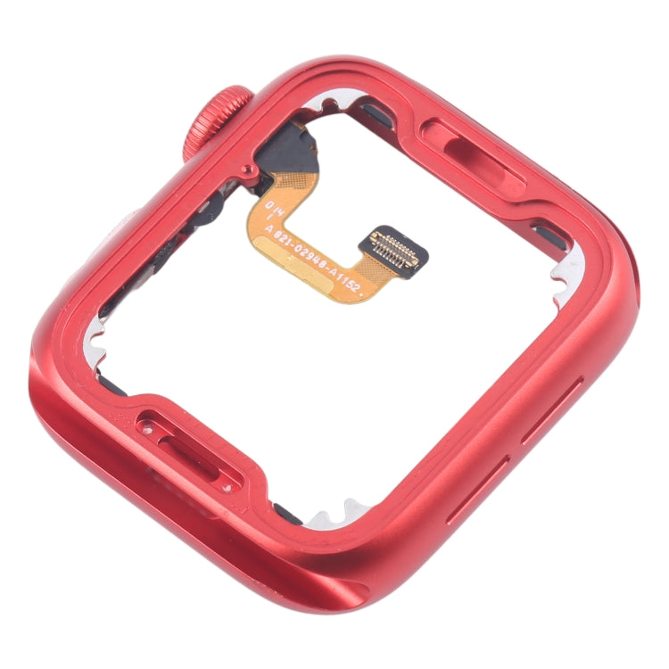 For Apple Watch Series 6 40MM GPS Aluminium Alloy Middle Frame Bezel Plate with Crown Spin Axis Flex Cable(Red) - Middle Frame by PMC TechLife | Online Shopping South Africa | PMC TechLife | Buy Now Pay Later Mobicred